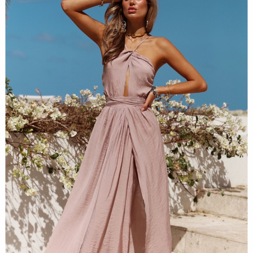 Hello Molly Ladies XS Mocha Dress